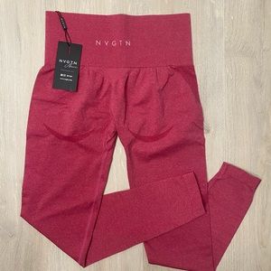 NVGTN CRIMSON CONTOUR LEGGINGS